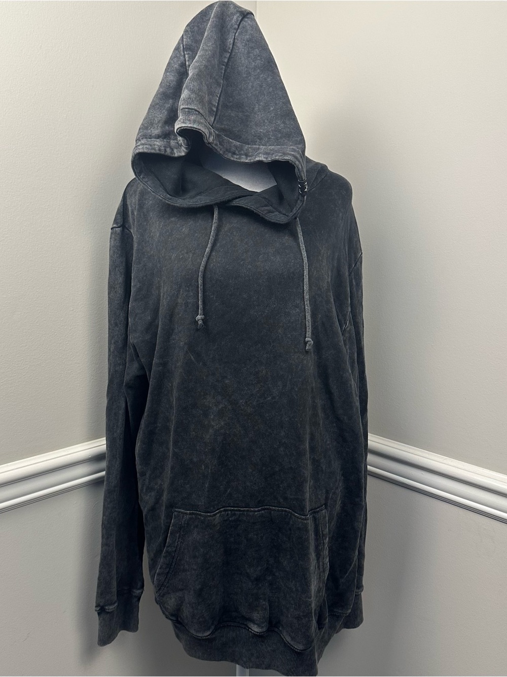 Gymshark Vintage Black Washed Hoodie L